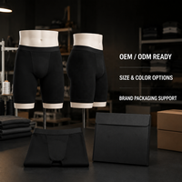 Shorts de sport pour hommes en nylon thermique respirant, antibactérien, à séchage rapide, pour fitness, entraînement et course à pied, avec doublure intérieure.
