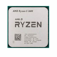 Processeur de bureau R5-3600, 6 cœurs, 12 threads, 3,6 GHz, 32 Mo de cache, AM4, CPU 65 W, DDR4