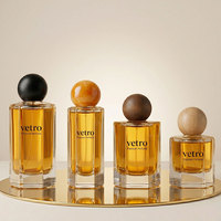 Flacon en verre transparent de 30 ml, 50 ml, 100 ml, atomiseur de parfum vide, emballage personnalisable en boîte cadeau, fourni par l'usine