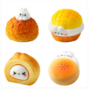 Venta al por mayor niños juegan pastel de hojaldre de resina <span class=keywords><strong>realista</strong></span> pan de piña cafetería comida y bebidas casa de muñecas supermercado decoración en miniatura - Product Image 4