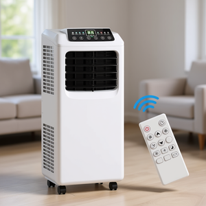 Climatiseur portable 8000 Btu, refroidissement et chauffage, fréquence variable, télécommande, pour pièce jusqu'à 298 pieds carrés, utilisation hôtelière - Product Image 1