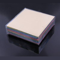 Chiffon de nettoyage pour lunettes en gros d'usine 13*13 Chiffon de nettoyage en microfibre pour lunettes pour écran et lentilles