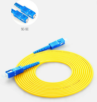 Kabel Patchcord Fiber Optik Simplex Duplex SM 3.0mm 3m 5m Harga Pabrik PVC atau LSZH Fiber Optik Jumpler untuk Ftth