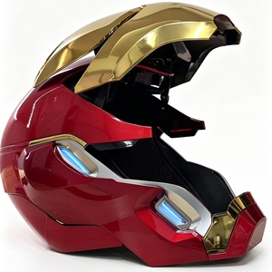 Máscaras <span class=keywords><strong>de</strong></span> Fiesta con Sistema <span class=keywords><strong>de</strong></span> <span class=keywords><strong>Control</strong></span> por Voz, <span class=keywords><strong>Casco</strong></span> <span class=keywords><strong>de</strong></span> <span class=keywords><strong>Iron</strong></span> <span class=keywords><strong>Man</strong></span> para Regalos <span class=keywords><strong>de</strong></span> Entretenimiento - Product Image 4