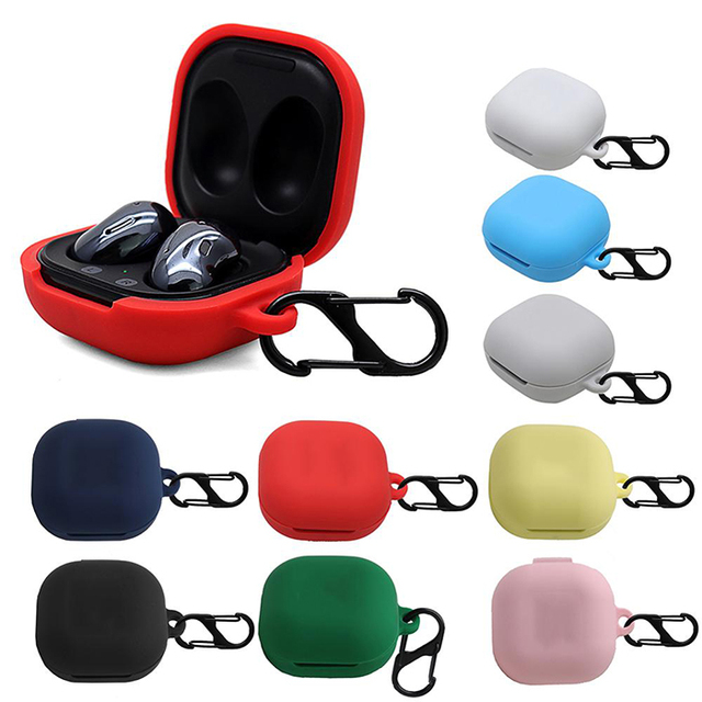 Wholesale Protective Shockproof Anti-Lost Anti-Wrinkle Aluminum Hook Silicone Earphone Case for for Buds