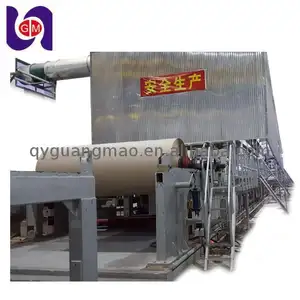 Giấy dây chuyền sản xuất giấy kraft sóng fluting Máy giấy