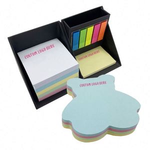 Bloc de Notas Adhesivas Cuadradas y Gruesas, Personalizadas, Autoadhesivas, para Cuaderno, Papelería - Product Image 1