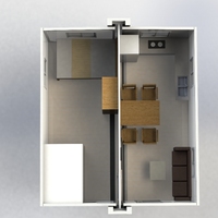 Maison préfabriquée mobile extensible à 2 chambres, prête à l'emploi, de type cabine, conforme aux normes américaines, 20 pieds ou 40 pieds