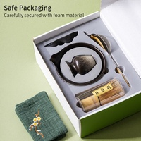 Bol à matcha en porcelaine fine fait main Estick, style japonais, accessoires de thé, ensemble portable pour café et thé à bulles sèches