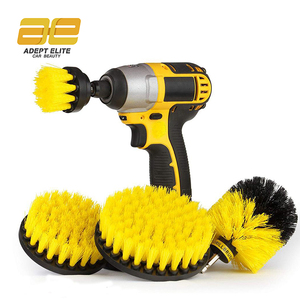 Multi-Purpose Electric Drilling <strong>Brush</strong> <strong>Cleaning</strong> Kit With Nylon Bristles OEM Available For Bathroom Kitchen &amp; Tile Floor Scrubbing - Product Image 5