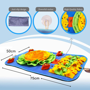 Manta de entrenamiento olfativo Alfombrilla de olor de entrenamiento de <span class=keywords><strong>perros</strong></span> y almohadilla de comida lenta con patrón de animales <span class=keywords><strong>para</strong></span> entrenamiento de forrajeo - Product Image 3