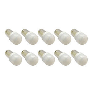 En stock, sans effet fantôme, Ba9s # 44 # 47 Bayonet AC DC 6.3V T10 194 # Lampes LED pour flipper 5050SMD à lentille ronde 555, sans effet fantôme - Product Image 1