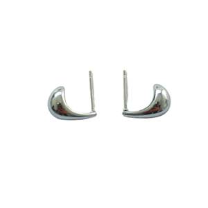 Boucles d'oreilles clous en acier inoxydable 316L plaqué or PVD, bijoux de mode, accessoires pour femmes - Product Image 1