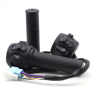 Motocicleta eléctrica original multifuncional combinación centralita bicicleta mango acelerador scooter bicicleta manillar empuñaduras - Product Image 1