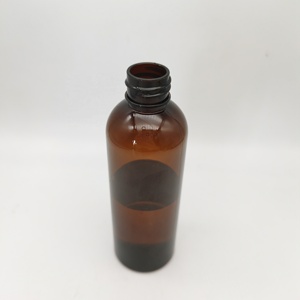 Botellas de plástico ámbar de 100 ml para aceites esenciales, perfumes, cosméticos, alcohol, botella con pulverizador de niebla fina - Product Image 2