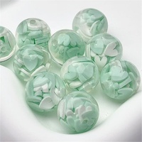 Grosir 100pcs Manik-manik Resin Akrilik Bentuk Hati 16mm untuk Pena Kalung Chunky DIY Pembuatan Perhiasan