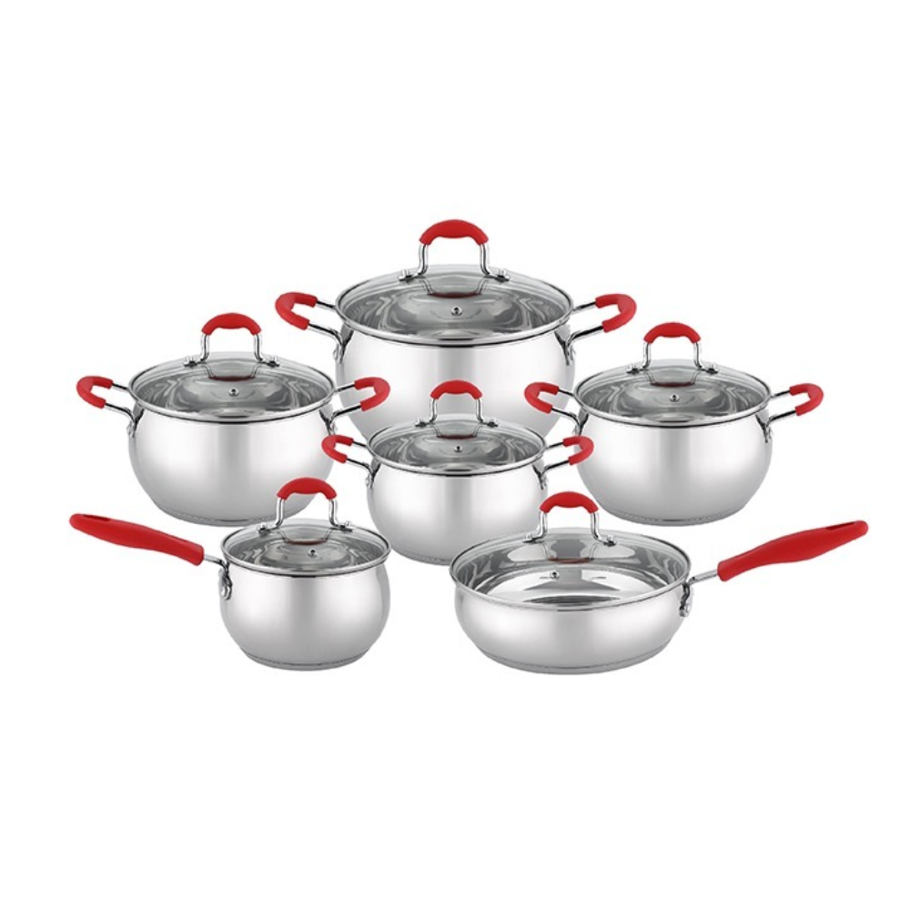 Kitchen High Quality Low Moq Non Stick Cookware Set Cooking Pot Sausepan Cookware Set · image 1