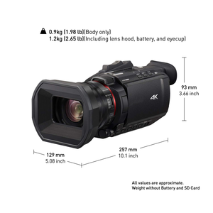 Used X1500 4K Professional Camcorder With 24X WiFi HD Live HC-X1500GK Video Digital Cameras - Product Image 6