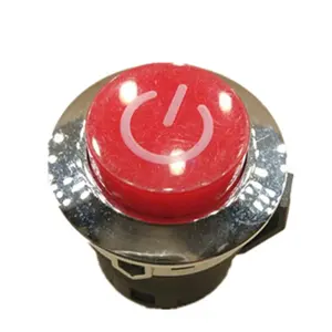 3pin tự khóa push button chuyển bảng điều chỉnh núi Vòng đẩy nút thiết lập lại chuyển đổi