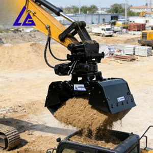 Garra clasificadora de acero duradera para miniexcavadora, ideal para la clasificación de chatarra y rocas, compatible con E16, E20, E26 - Product Image 1