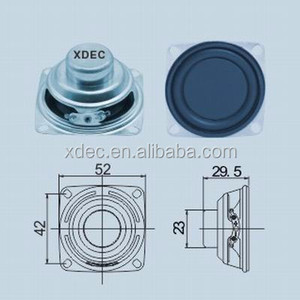 Loa đa phương tiện với màng giấy + viền cao su 2 inch 5W Subwoofer cho loa âm thanh để bàn, loa line array, đồ chơi trẻ em - Product Image 3