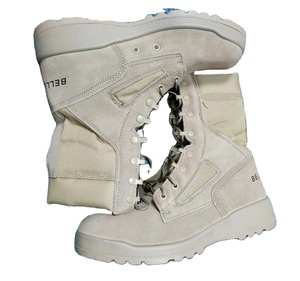 Bottes de désert personnalisées TSB21-4 DMS en cuir véritable et daim, semelle extérieure en PU injecté, légères, coloris kaki, marron, noir, vert - Product Image 1