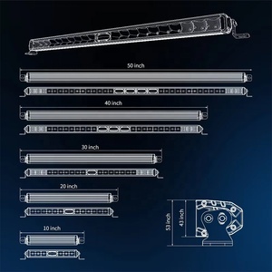 Fendo 30W 20 inch Chất lượng cao siêu sáng bội thu mái đa chức năng 6000LM dẫn thanh ánh sáng IP68 chống nước 10-30V - Product Image 5