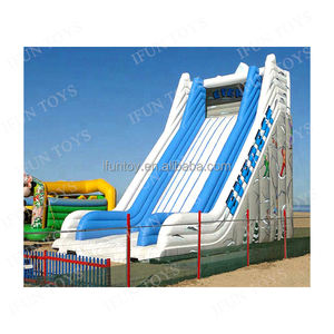 Château gonflable en vinyle PVC Fun City avec toboggan pour enfants, utilisation en extérieur dans le jardin - Product Image 3