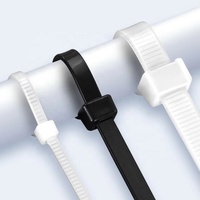 Attaches de câble autobloquantes Nylon66 de haute qualité fabricant d'outil de joint en plastique personnalisé 100 pièces 3.6*200mm attaches à glissière en plastique 8 pouces