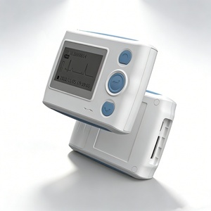 Moniteur <span class=keywords><strong>ECG</strong></span> ambulatoire Mini <span class=keywords><strong>Holter</strong></span> 12 dérivations alimenté par piles AAA pour enregistrement continu 24h Manhua MH02-1204 - Product Image 2