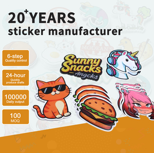 Nhà Máy Cung Cấp Tùy Chỉnh Bền Vinyl Phim Hoạt Hình Dán Không Thấm Nước UV In Ấn Cho Điện Thoại Di Động & Tai Nghe - Product Image 2