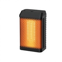 Radiateur PTC de bureau transfrontalier, chauffage rapide domestique, radiateur électrique intelligent à tête mobile, oscillation, minuterie, garantie 36 mois