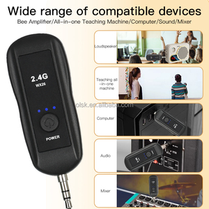 Clavax CLUM-WX26 2.4 Ghz Có Thể Sạc Lại Tai Nghe Không Dây <span class=keywords><strong>Microphone</strong></span> Với 3.5Mm Jack Tuổi thọ Pin Dài 30Meter Phạm Vi Cho Hướng Dẫn Du Lịch - Product Image 6