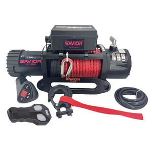 Máy kéo điện 13000lbs tự động cho xe UTV <span class=keywords><strong>4x4</strong></span>, cáp thép, 12V/24V, 1200W, lực kéo cao 10m - Product Image 2