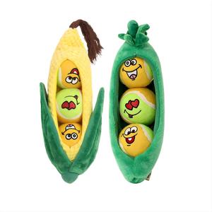 Juguete de Peluche para Perro con Forma de Maíz y Guisantes, con Dispensador de Golosinas para Juego Interactivo - Product Image 2