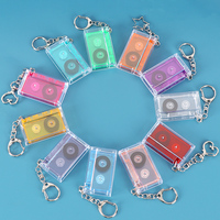 Музыкальный брелок KeenBox Music Lover Mini NFC: настраиваемый, из переработанных материалов, в виде кассеты, виниловой пластинки, KPOP CD, футляр для проигрывателя