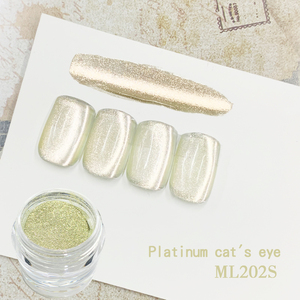 Polvo Magnético para <span class=keywords><strong>Uñas</strong></span> Efecto Ojo de Gato 9D Dorado, Pigmento Metálico <span class=keywords><strong>con</strong></span> Efecto Cromo Intenso para Arte de <span class=keywords><strong>Uñas</strong></span> y Esmalte en Gel - Product Image 1
