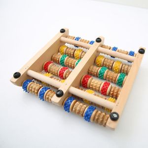 Rodillo masajeador de pies de madera, herramienta de terapia de acupresión para uso doméstico - Product Image 2