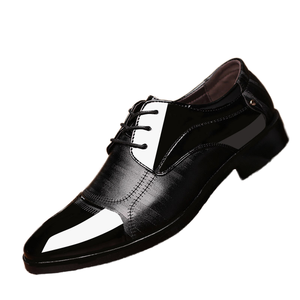 Chaussures habillées en cuir véritable pour hommes, style Oxford, bout pointu, nouvelle génération, grandes tailles, élégantes, pour l'automne - Product Image 1