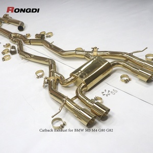 Titanium Exhaust Pipe High Performance Double Valved Exhaust System for BMW S58 M3 G80 M4 G82 Exhaust Catback - Product Image 4