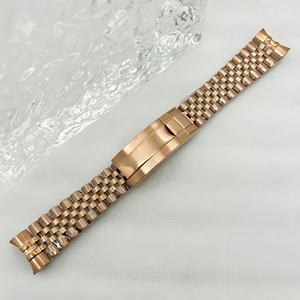 Bracelet Jubilé de luxe 20MM en <span class=keywords><strong>acier</strong></span> inoxydable doré, noir et argenté avec fermoir Glide Lock pour montres <span class=keywords><strong>Daytona</strong></span>, Submariner, DateJust - Product Image 2