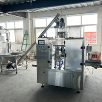 Machine d'emballage de sacs souple, remplisseuse automatique de sachets préformés à vis pour le remplissage et l'emballage de matériaux multi-étapes