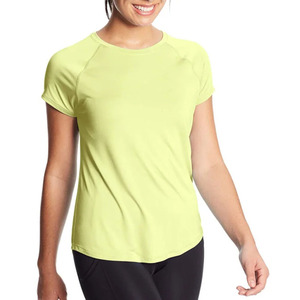 T-shirt en coton pour femme, logo personnalisé, couleur unie, qualité supérieure, nouveau design, vêtements décontractés, prix de gros, t-shirts de sport à manches courtes vierges - Product Image 1