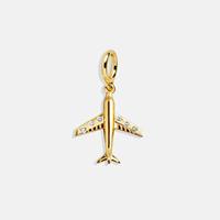 Pendentif DIY plaqué or 18 carats, motif visage souriant, fer à cheval et lettres, accessoires de bijoux, breloques