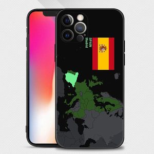 <span class=keywords><strong>Funda</strong></span> negra para <span class=keywords><strong>iPhone</strong></span>, 11, 13, 12 Pro, Max, XS, XR, X, 8, 7, 6s, 6 Plus, 5, 5S, <span class=keywords><strong>SE</strong></span>, <span class=keywords><strong>funda</strong></span> de silicona, Escudo de España, bandera - Product Image 3