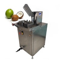 Goede Kwaliteit Tender Kokosnoot Half Snijmachine Voor Fruitdrank Winkel Automatische Kokosnoot Splitsmachine