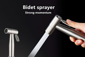 Bathroom <strong>Handheld</strong> Toilet Hose <strong>Sprayers</strong> Stainless Steel <strong>Bidet</strong> <strong>Sprayer</strong> - Product Image 2