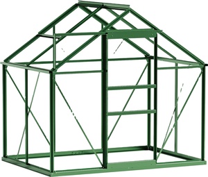 6x12 Aluminum Greenhouse Custom Size Frame Greenhouse <strong>Kit</strong> Easily Garden Winter Mini Garden Greenhouse - Product Image 6