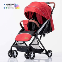 Poussette légère pliable à une main, peut s'asseoir, s'allonger, poussette portable, poussette parapluie, poussette pour bébé de 3 ans