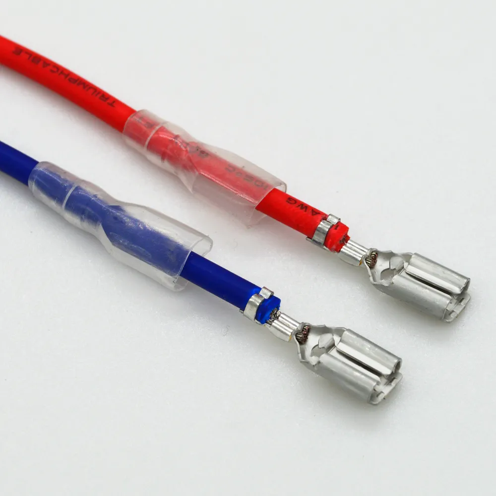 2.8/4.8/6.3mm Male Female Auto Car Horn Electrical Switch Plug Connector Spade Cold Crimp Spring Wire Cable Terminal